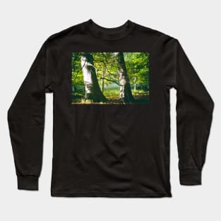 Two Beech Trees in a Wood Long Sleeve T-Shirt